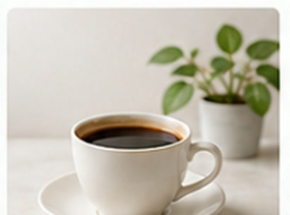 余計なものを減らしたコーヒーの写真